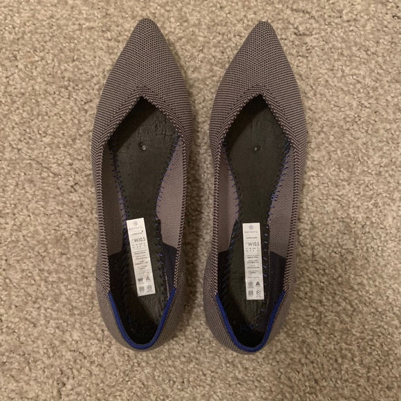 COPY - Rothy's Cloud Grey Birdseye – Pointed Toe … - Picture 2 of 12
